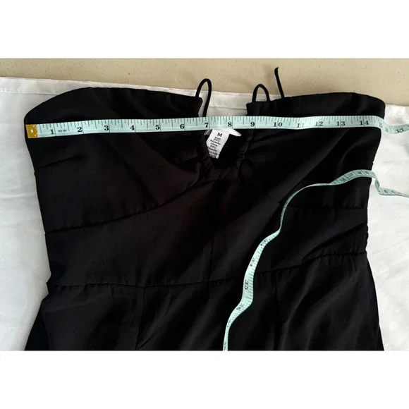 Maxi Dress M Romantic Whimsigoth Boho Dark Fairy Grunge Witchy Convertible Flowy - Picture 13 of 15